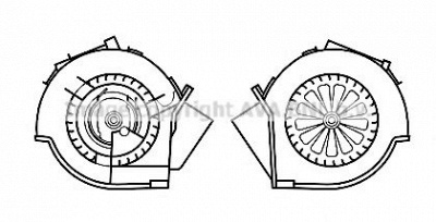 AVA QUALITY COOLING ms8664 -  Электродвигатель, вентиляция салона
